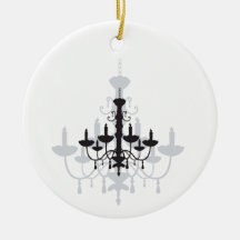 Crystal Chandelier Black Gothic and Shadow
