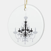 Crystal Chandelier Black Gothic and Shadow Keramisch Ornament (Links)