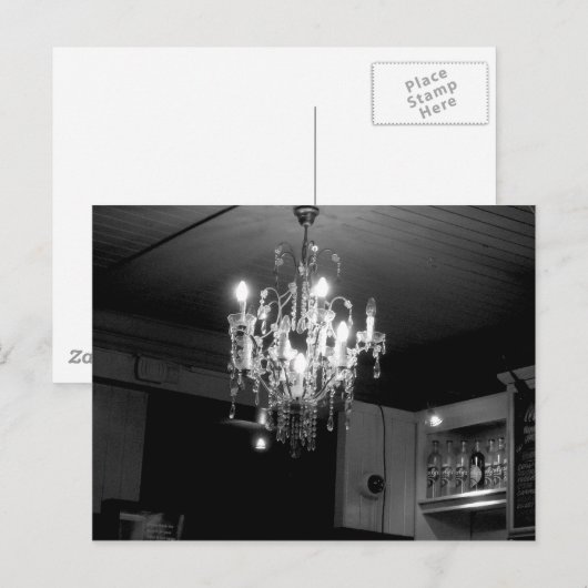 Crystal Chandelier Briefkaart (Voorkant / Achterkant)