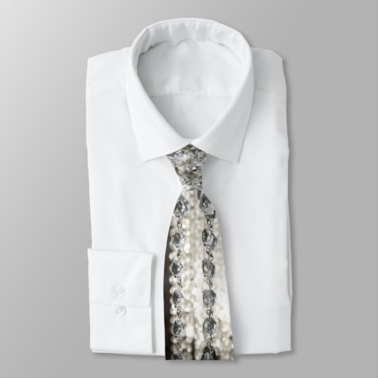 Crystal Chandelier Chic Glass Glitz Glam Mannen St Stropdas (Gebonden)