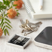 Crystal Chandelier Chic Glass Glitz Glam Sleutelha Sleutelhanger (Zijkant)