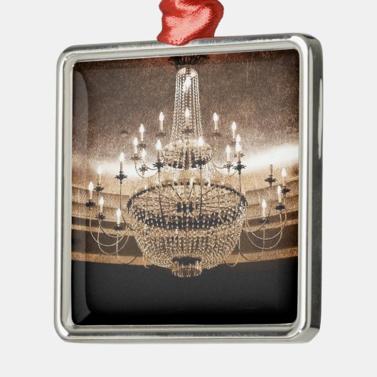 Crystal Chandelier Dazzle Glitz Glam Ornament (Links)