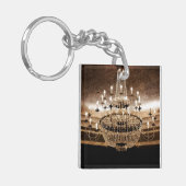 Crystal Chandelier Dazzle Glitz Glam Sleutelhanger (Voorkant Links)