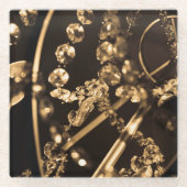 Crystal Chandelier Glazen Onderzetter (Voorkant)