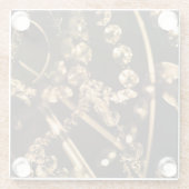 Crystal Chandelier Glazen Onderzetter (Achterkant)