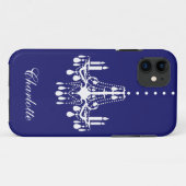 Crystal Chandelier iPhone 5 Hoesje-Mate indigo Case-Mate iPhone Case (Achterkant (horizontaal))