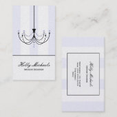 Crystal Chandelier Visitekaartje (Voorkant / Achterkant)