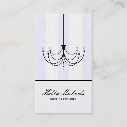 Crystal Chandelier Visitekaartje (Voorkant)