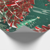 Crystal Christmas Scene inpakpapier (Hoek)