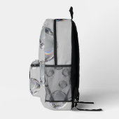 Crystal Chrome Orbs Backpack Bedrukte Rugzak (Rechts)