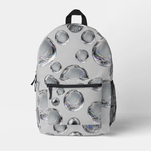 Crystal Chrome Orbs Backpack Bedrukte Rugzak (Voorkant)