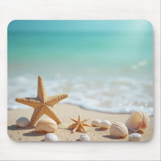 Crystal Clear Beach Uitzicht Muismat v0.2