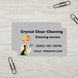 Crystal clear cleaning  visitekaartje