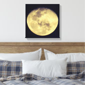Crystal Clear Moon Canvas Afdruk (Insitu (Slaapkamer))