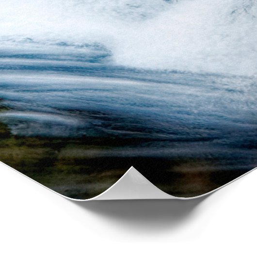 Crystal clear mountain stream poster (Hoek)