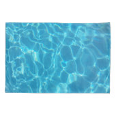 Crystal Clear Sky Blue Pool Water Kussensloop (Achterkant)
