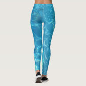 Crystal Clear Sky Blue Pool Water Leggings (Achterkant)