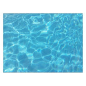 Crystal Clear Sky Blue Pool Water Tafelkleed (Voorkant (Horizontaal))