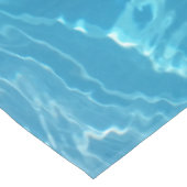 Crystal Clear Sky Blue Pool Water Tafelkleed (Gekanteld)