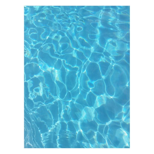 Crystal Clear Sky Blue Pool Water Tafelkleed (Voorkant)