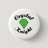 Crystal Club Ronde Button 3,2 Cm (Voorkant)