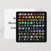 Crystal Collectie Rainbow Rocks Geology ID Chart (Voorkant / Achterkant)