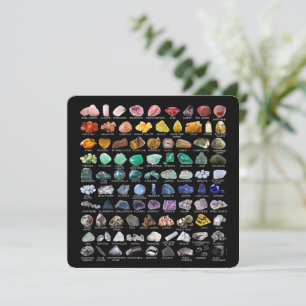 Crystal Collectie Rainbow Rocks Geology ID Chart