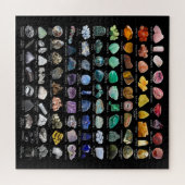 Crystal Collectie Regenboog Rocks Geology Square Legpuzzel (Horizontaal)