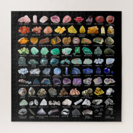 Crystal Collectie Regenboog Rocks Geology Square Legpuzzel