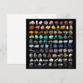Crystal Collectie Regenboog Rocks Square Kaart (Voorkant / Achterkant)