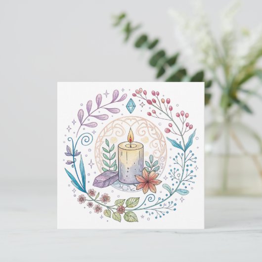 Crystal Connections Design Kaart en envelop (Staand voorkant)