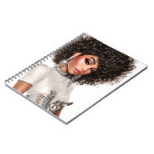 Crystal Corset Glam Girl Spiral Photo Notebook Notitieboek (Linkerzijde)
