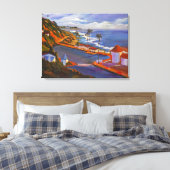 Crystal Cove Beach Uitzicht Canvas Afdruk (Insitu (Slaapkamer))