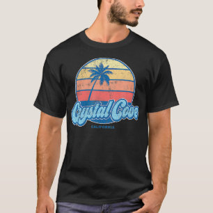  Crystal Cove California CA 70s Retro Surf T-shirt