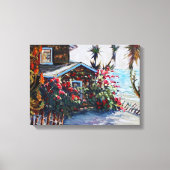 Crystal Cove Cottage Canvas Afdruk (Voorkant)