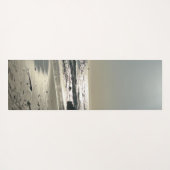 Crystal Cove Ocean Sunset Zand Beach Waves Yogamat (Achterkant (horizontaal))