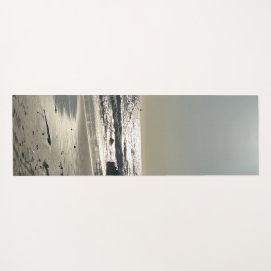 Crystal Cove Ocean Sunset Zand Beach Waves Yogamat (Achterkant (horizontaal))