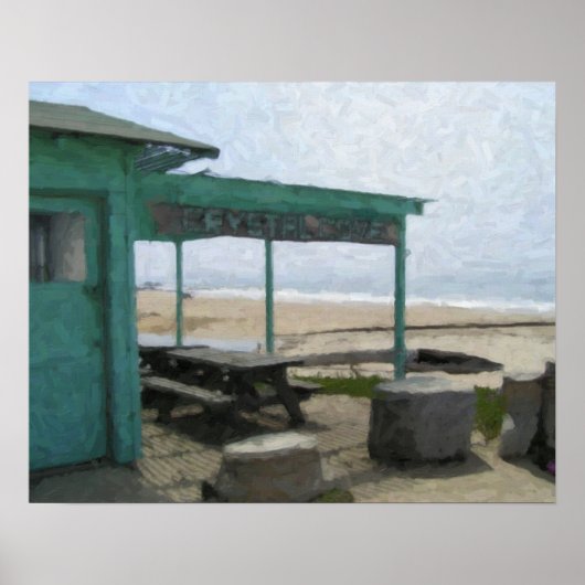 "Crystal Cove Shack" Poster (Voorkant)