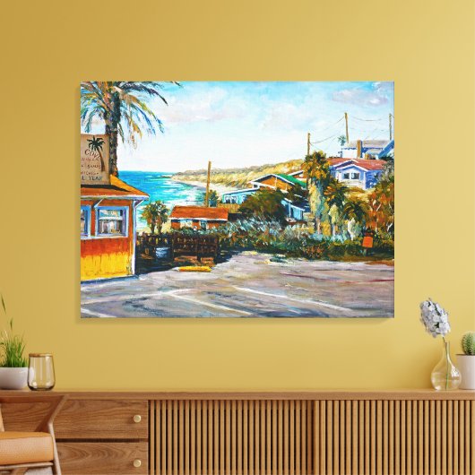 Crystal Cove Snacks Canvas Afdruk (Insitu (Woonkamer))