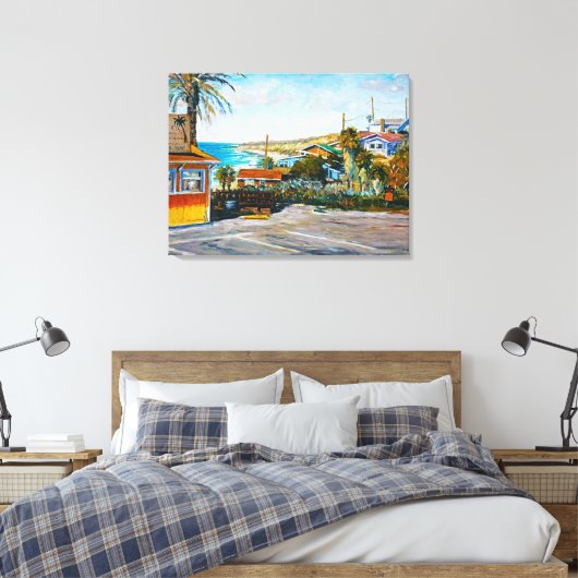 Crystal Cove Snacks Canvas Afdruk (Insitu (Slaapkamer))