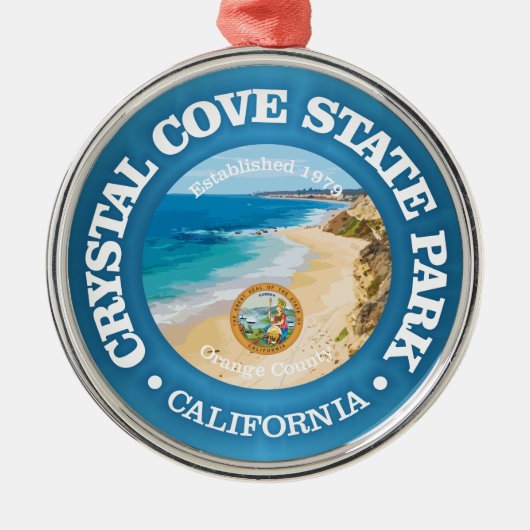 Crystal Cove SP Metalen Ornament (Voorkant)