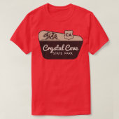 Crystal Cove State Park Californië Welkomstbord T-shirt (Design voorkant)
