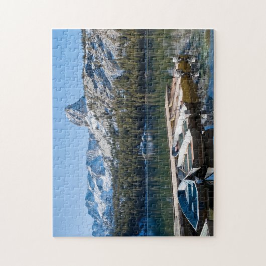 Crystal Crag en Lake George Legpuzzel (Verticaal)