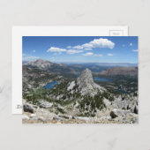 Crystal Crag Mammoth-meren bekken in Mammoth Crest Briefkaart (Voorkant / Achterkant)