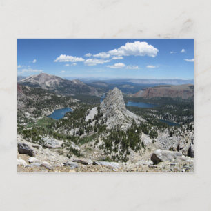 Crystal Crag Mammoth-meren bekken in Mammoth Crest Briefkaart