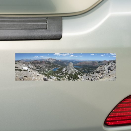 Crystal Crag Mammoth-meren bekken in Mammoth Crest Bumpersticker (Op auto)