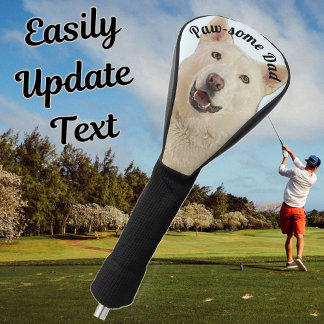 Crystal De Husky Hond Golfheadcover