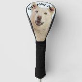 Crystal De Husky Hond Golfheadcover (Voorkant)