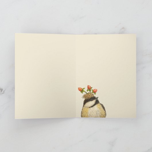 Crystal Dee de chickadekaart Kaart (Binnen)