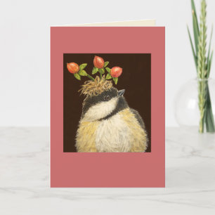 Crystal Dee de chickadekaart Kaart